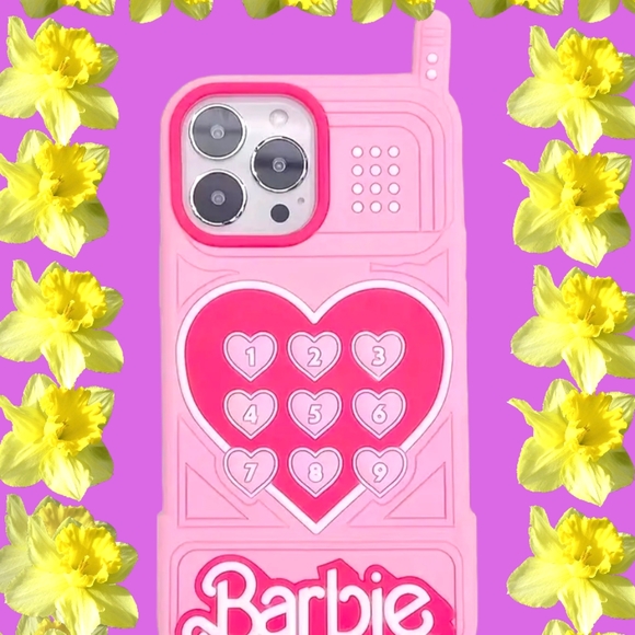 Barbie iPhone 14 Pro Max Bright Pink Durable Protective Case. NWT - Picture 5 of 14